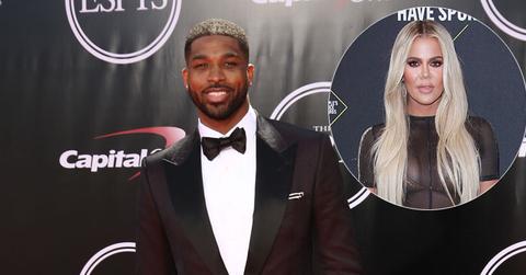 Tristan Thompson On Red Carpet Khloe Kardashian Inset