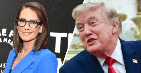 Composite photo of Jessica Tarlov and Donald Trump.