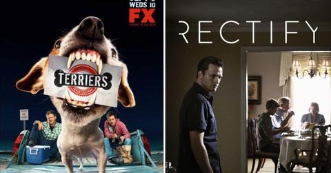 Poster of 'Terriers' and 'Rectify' Series.