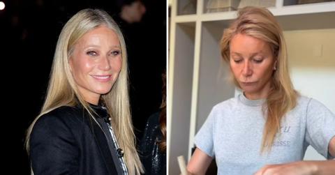 Two photos of Gwyneth Paltrow