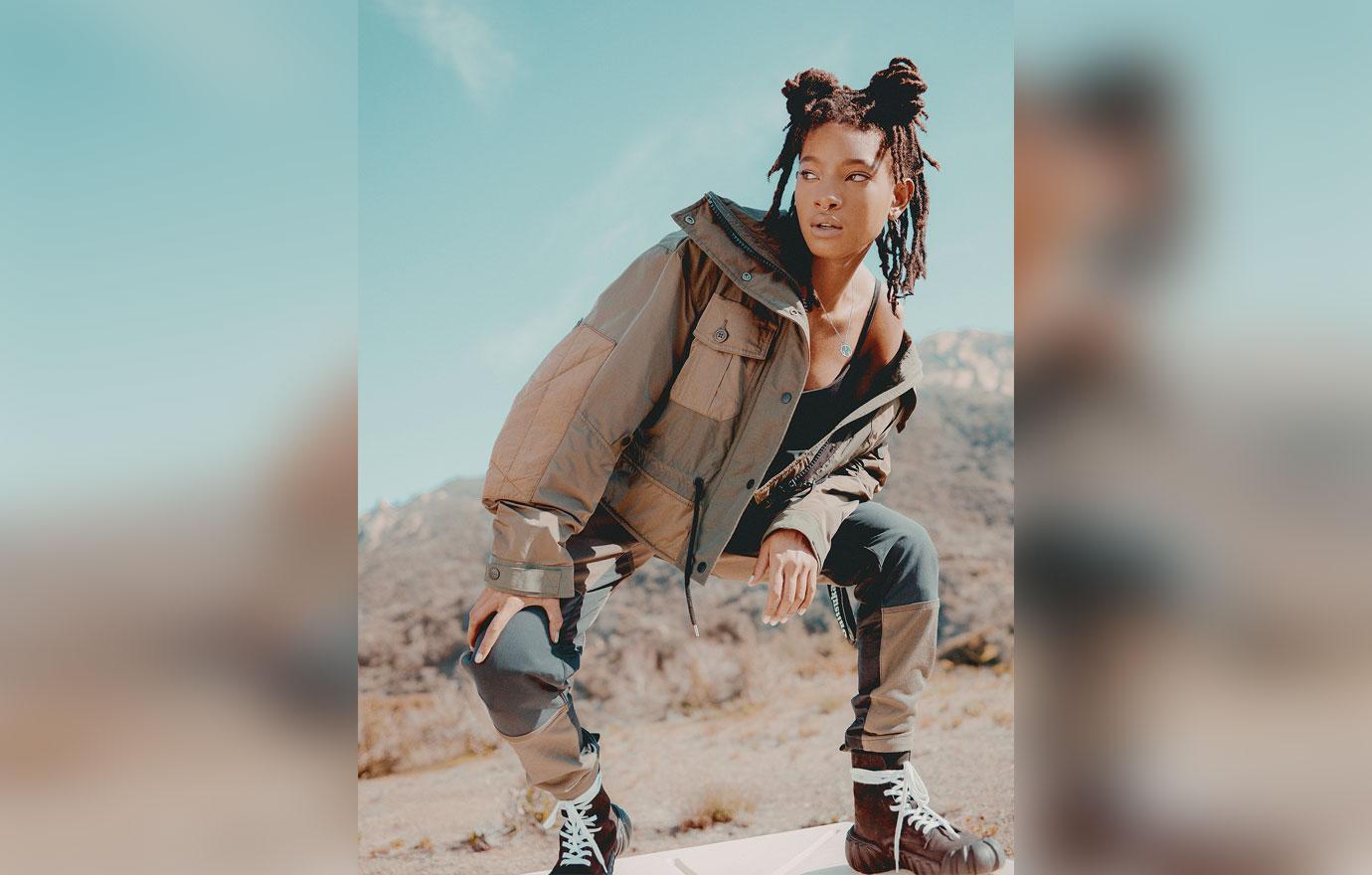 10 supermodels kids of models Willow Smith face of Onitsuka Tiger.