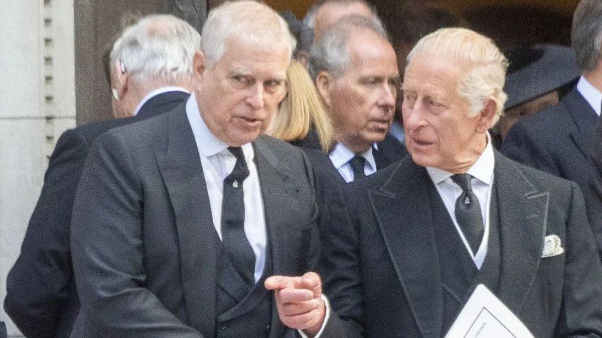 image of prince Andrew and King Charles 