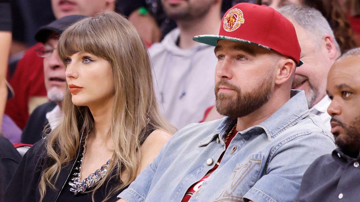 Image of Taylor Swift and Travis Kelce tied the knot during July 4th weekend.