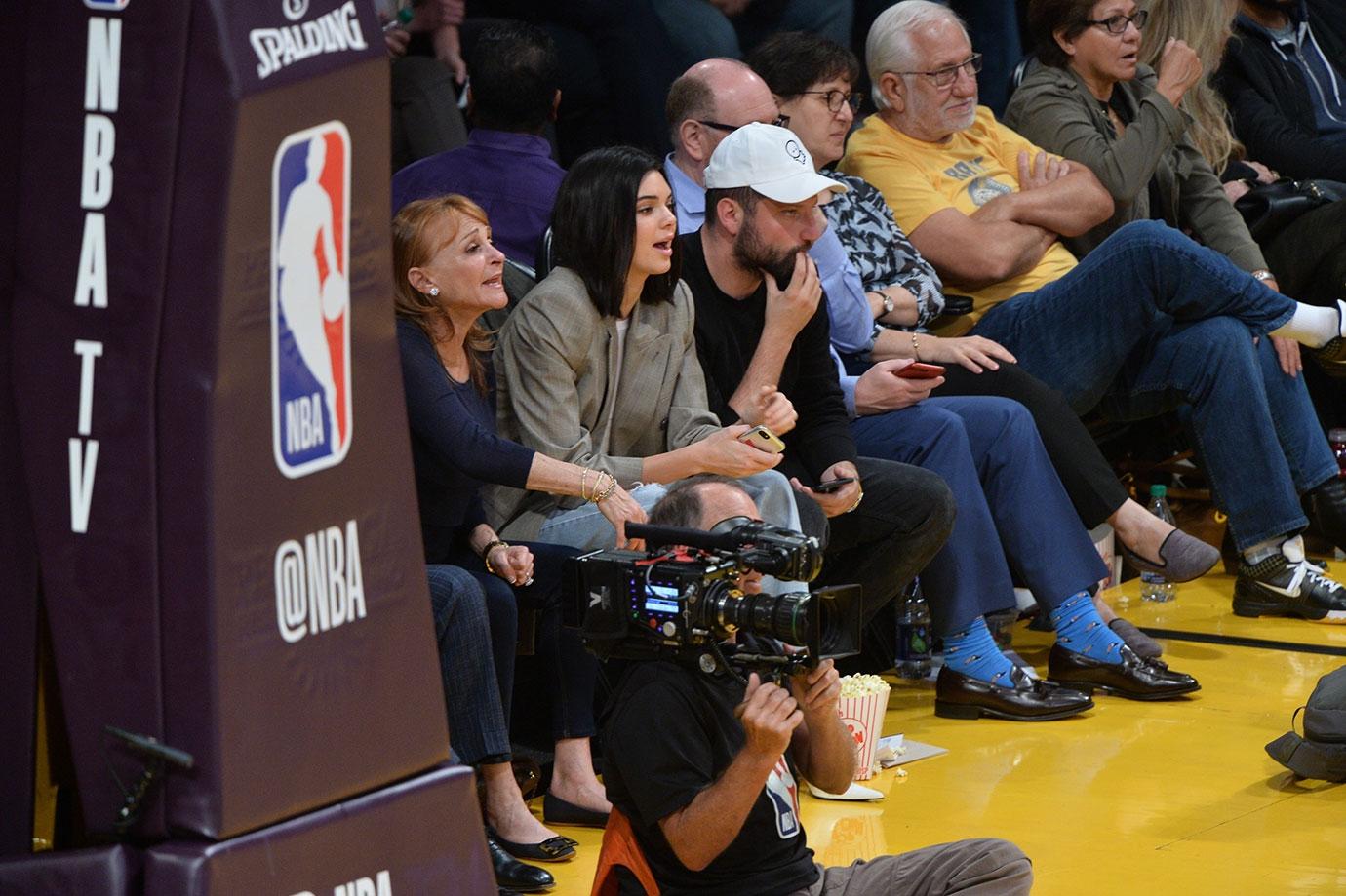 Kendall Jenner Cheers Boyfriend Blake Griffin