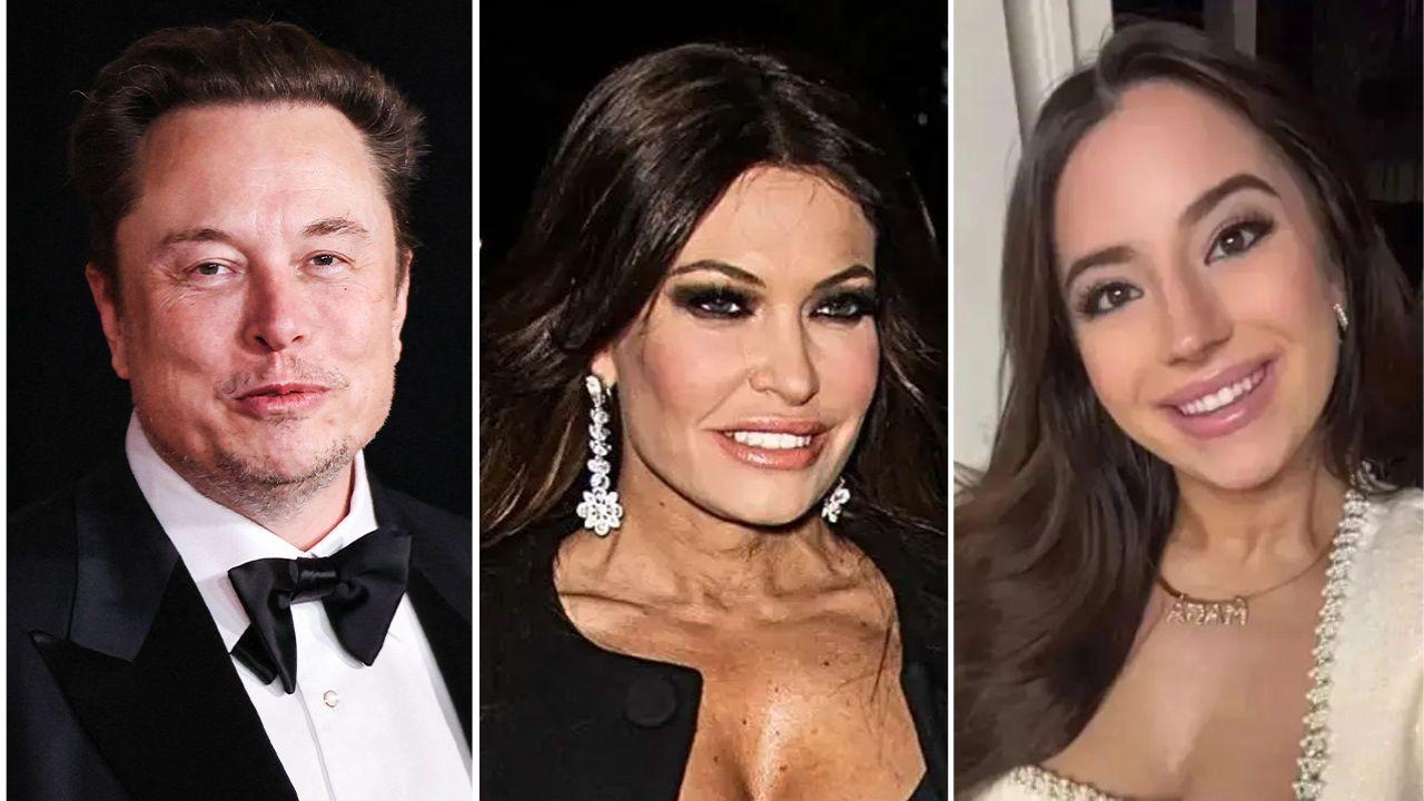 Photo of Elon Musk, Kimberly Guilfoyle and Ashley St. Clair