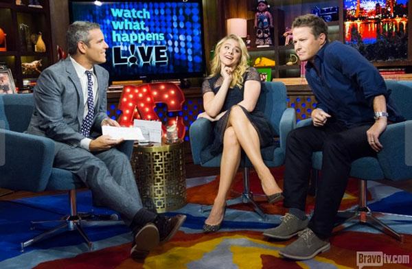 Chloe Moretz Tapes an Appearance on Watch What Happens Live