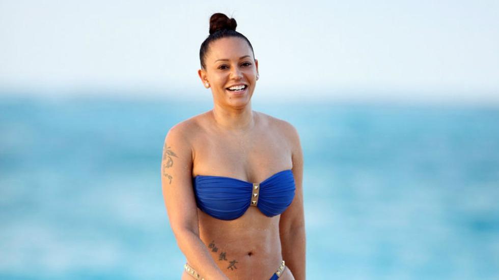 mel b bikini malfunction