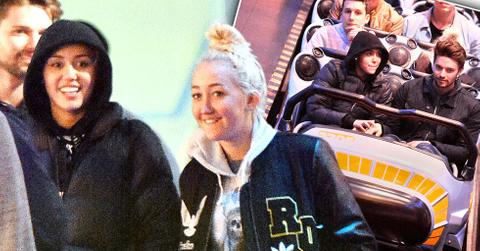 Miley cyrus and patrick at disney