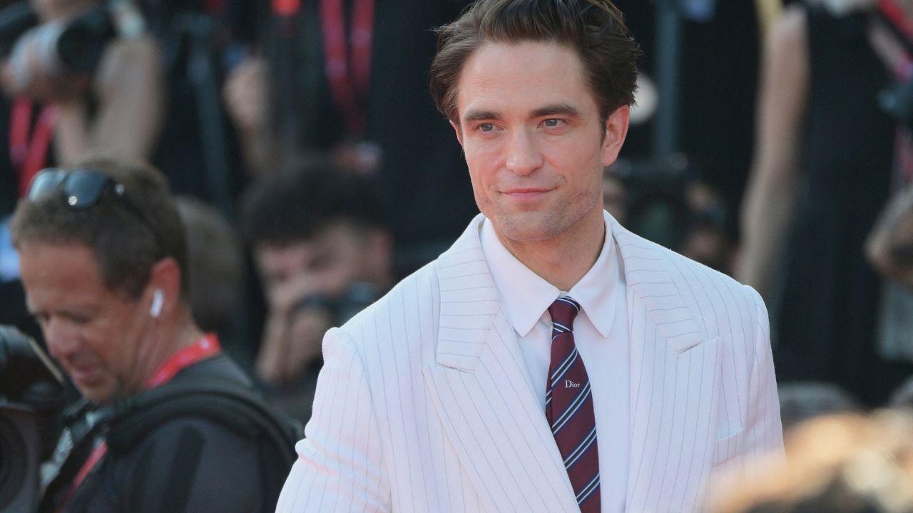 image of Robert Pattinson at the Venice Film Festival.