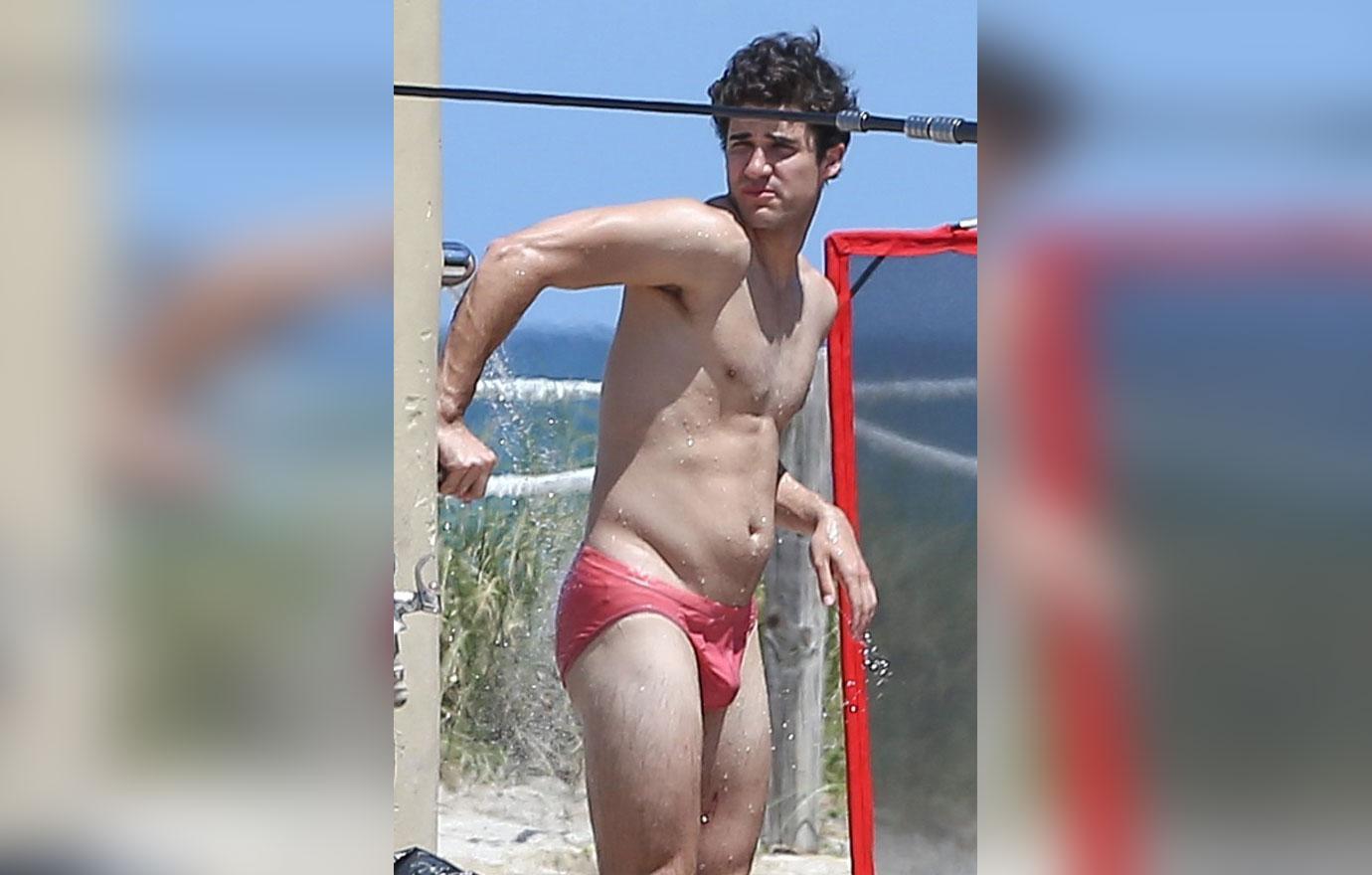 Darren Criss Speedo Shower Photo 04