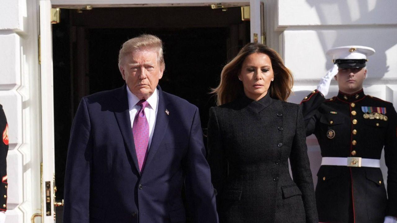 Image of Donald Trump revealed that Melania Trump disliked his rally impressions during an October 14, 2026, campaign event in Bullhead City, Arizona.
