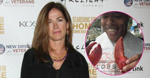 Split photo of Kim Delaney and James Edward Morgan