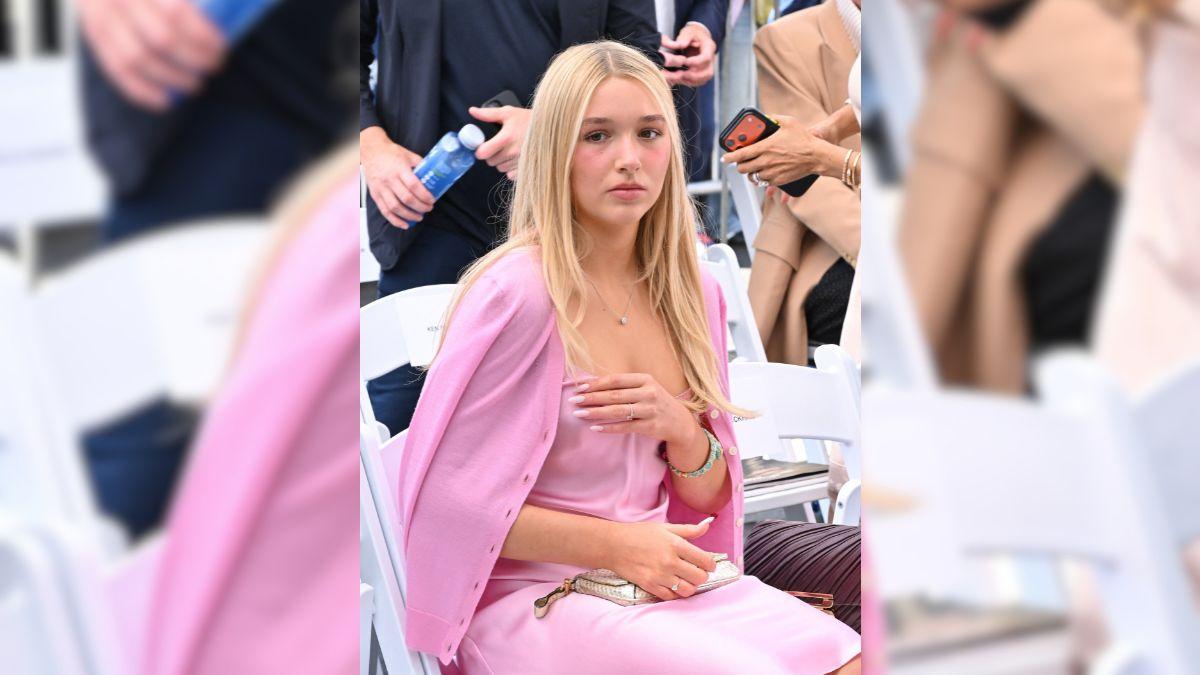 Image of Harper Beckham is confused by her older brother Brooklyn Beckham not speaking to her.