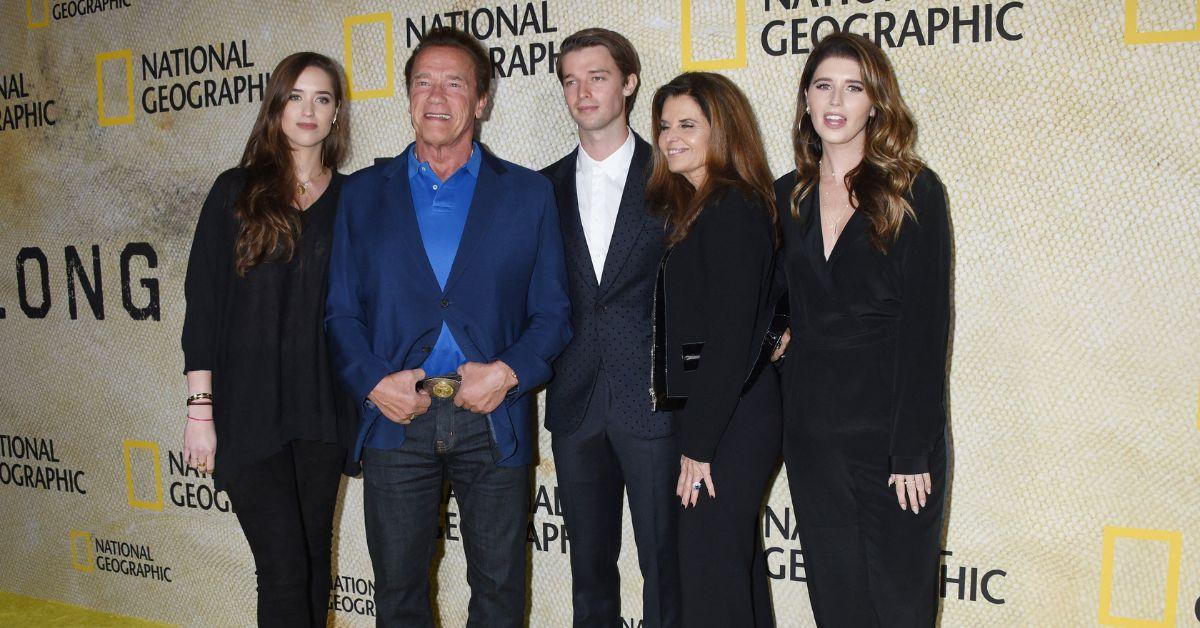 Image of Arnold Schwarzenegger and Maria Shriver have four kids together.