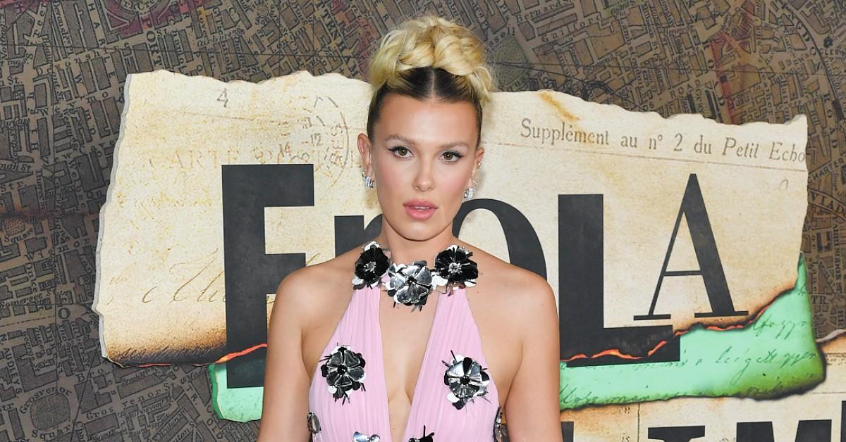 Millie Bobby Brown flashes tattoos at 'Enola Holmes 2' premiere