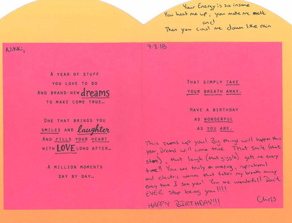 Inside B-Day Card Killer Chris Watts' Sent To Mistress Nichol Kessinger