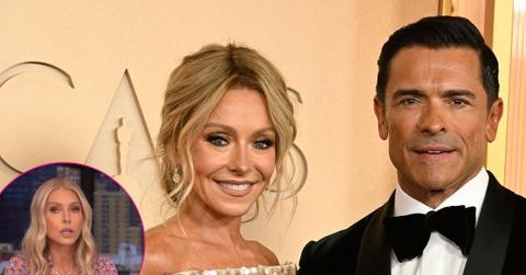Image of Kelly Ripa joked with her husband and co-host about a new plastic surgery trend.