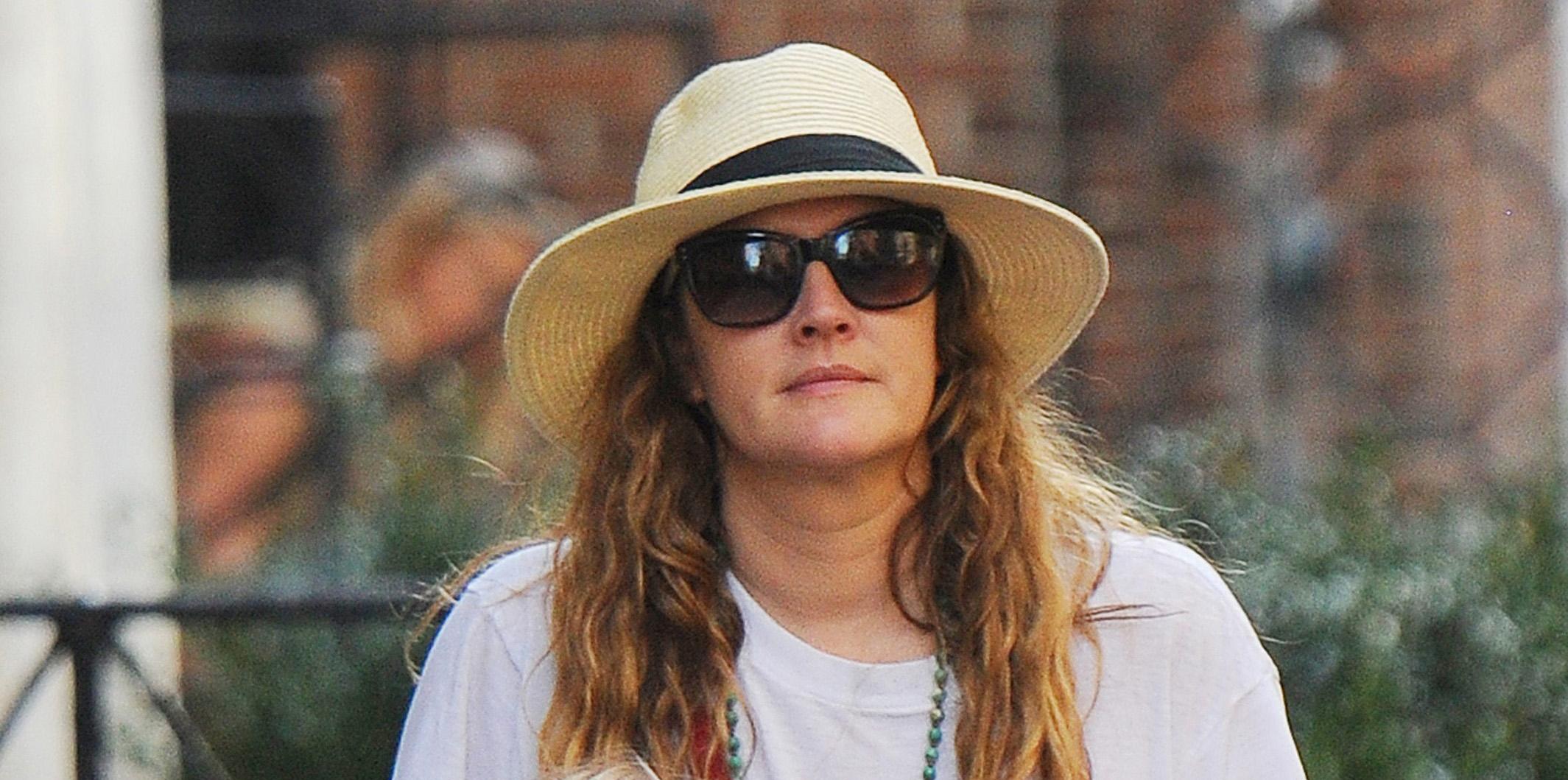 Drew Barrymore takes a stroll with her kids on the Upper East Side