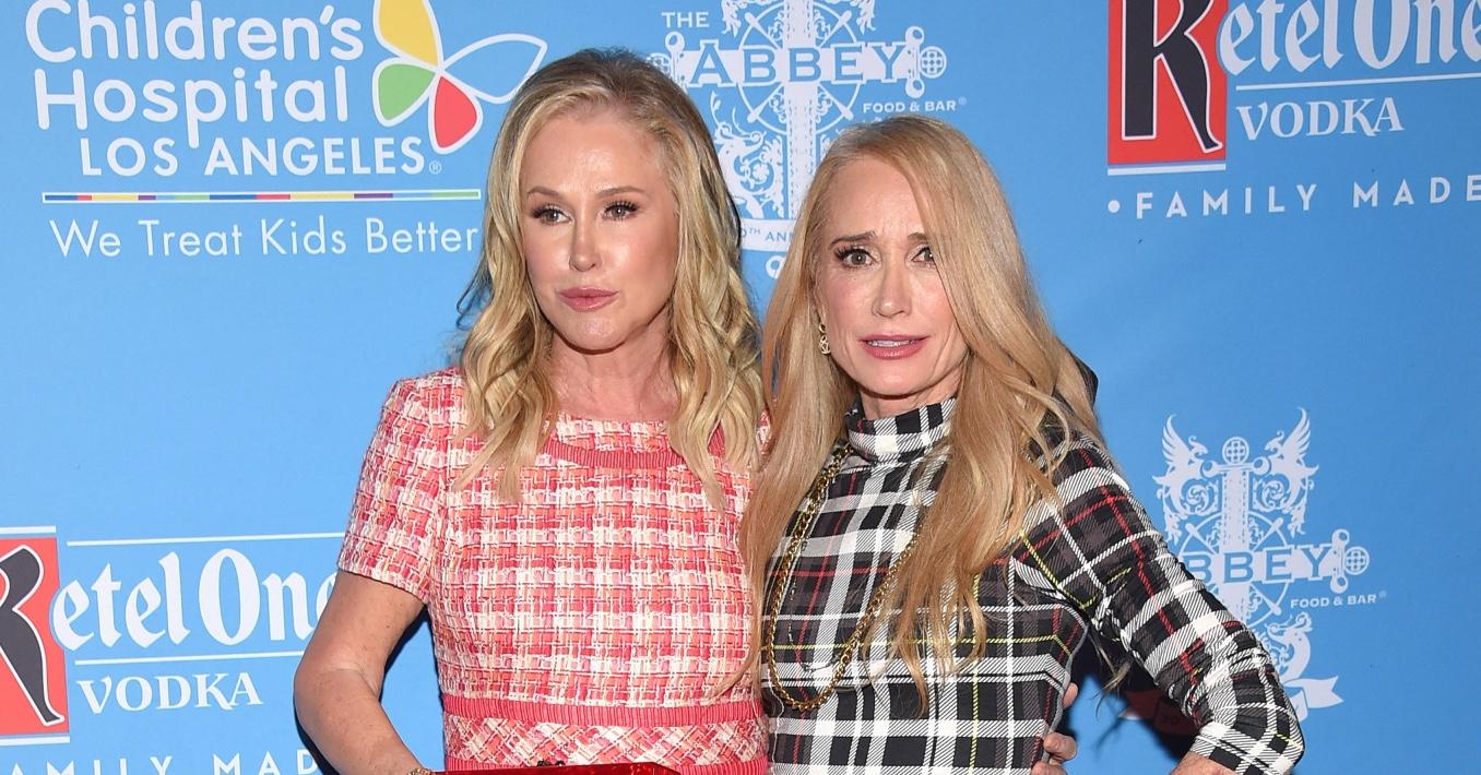 Kim Richards and Kathy Hilton Both Make Appearance At Dinh Van Party