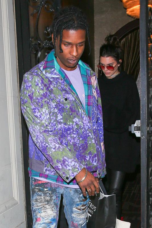 *EXCLUSIVE* Kendall Jenner and A$AP Rocky have a Romantic Date at Mastro&#8217;s **WEB MUST CALL FOR PRICING**