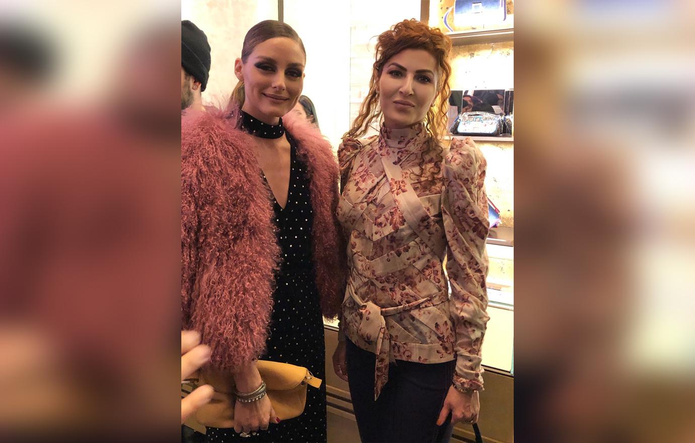 Penny Karabey of Poses With Olivia Palermo