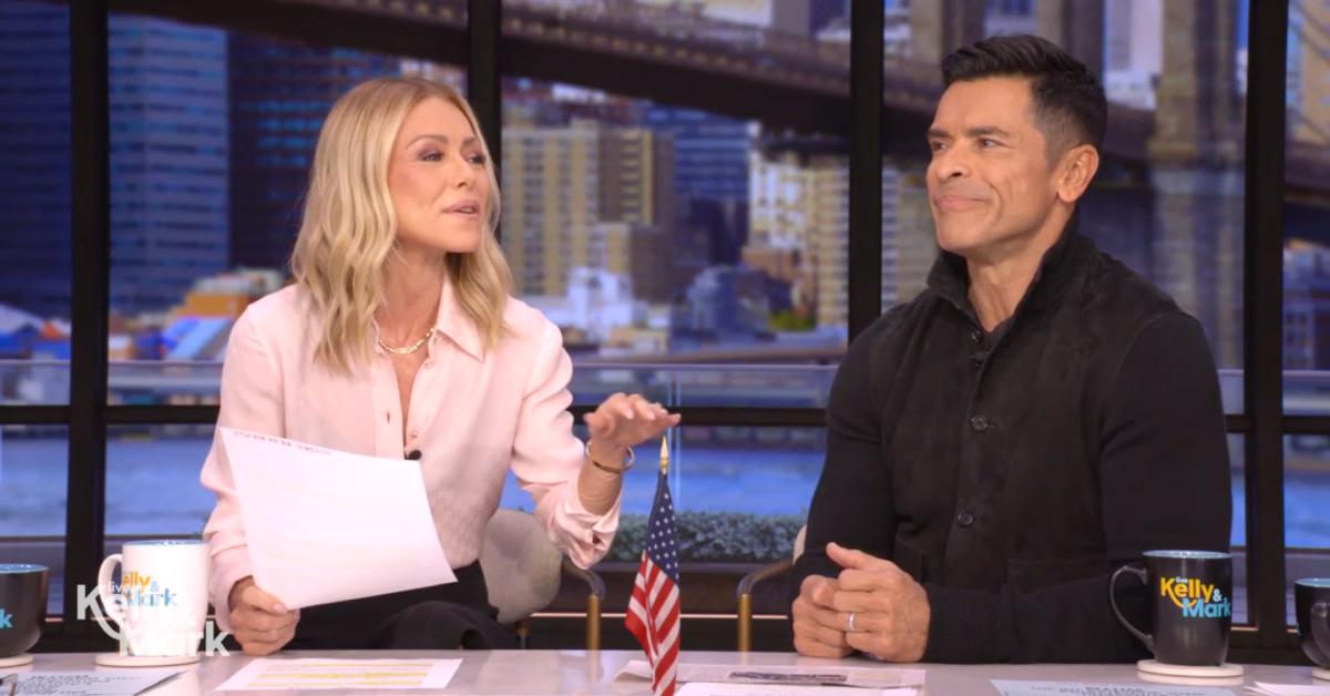 Image of Kelly Ripa assured Mark Consuelos that he's the fun uncle.