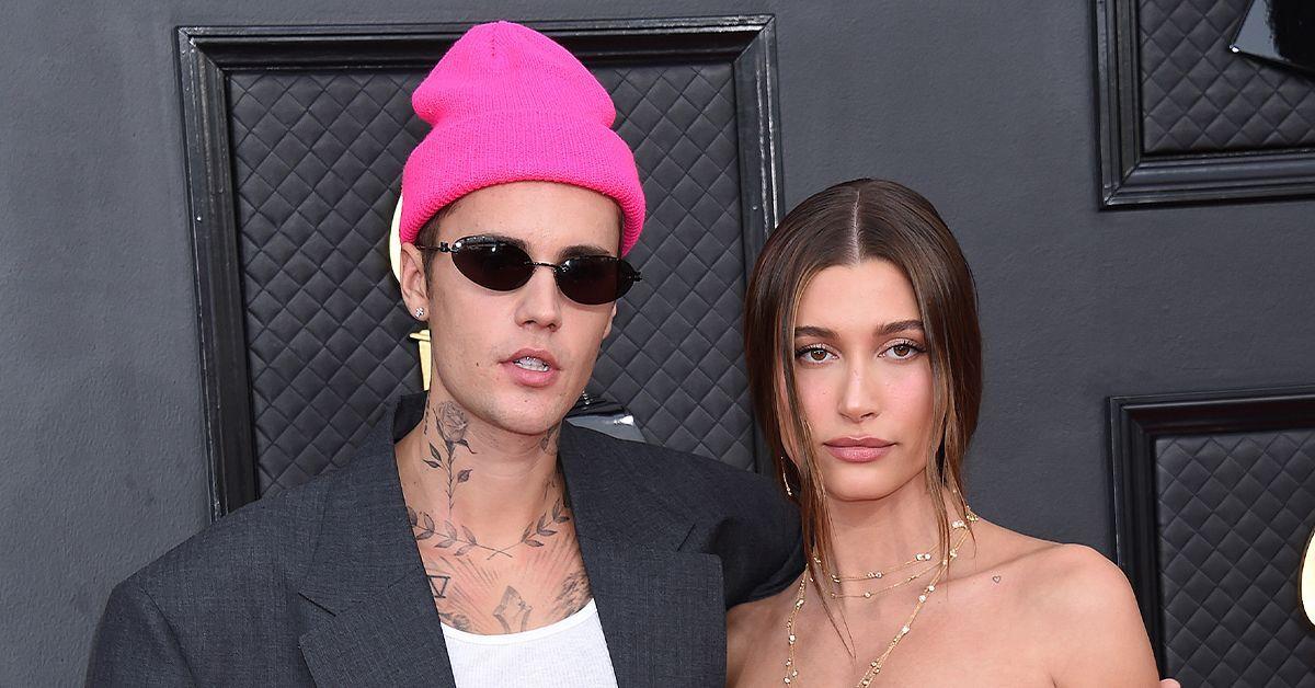 Justin Bieber shares giggle with Hailey Baldwin as they switch drinks