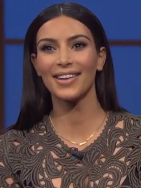 Kim kardashian late night seth meyers