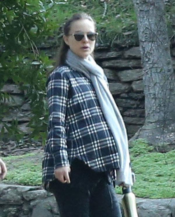 Pregnant natalie portman hikes friend 07