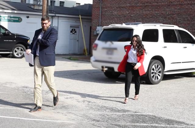 David Eason and Jenelle Evans head to court for their custody hearing.