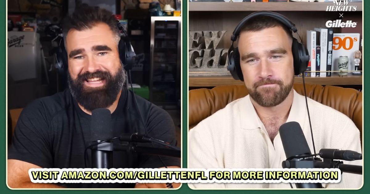 image of Jason Kelce compared his manhood to a Japanese maple tree on his podcast.