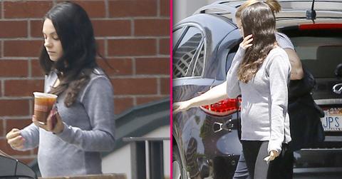 mila kunis pregnant second child ashton kutcher