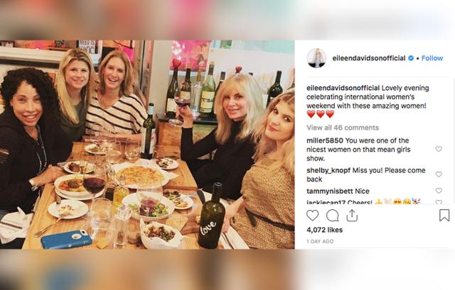 RHOBH’: Eileen Davidson Enjoys A Night Out With Her Girlfriends