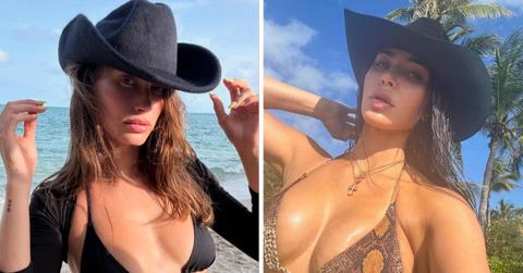 hot celebrities in cowboy hats photos