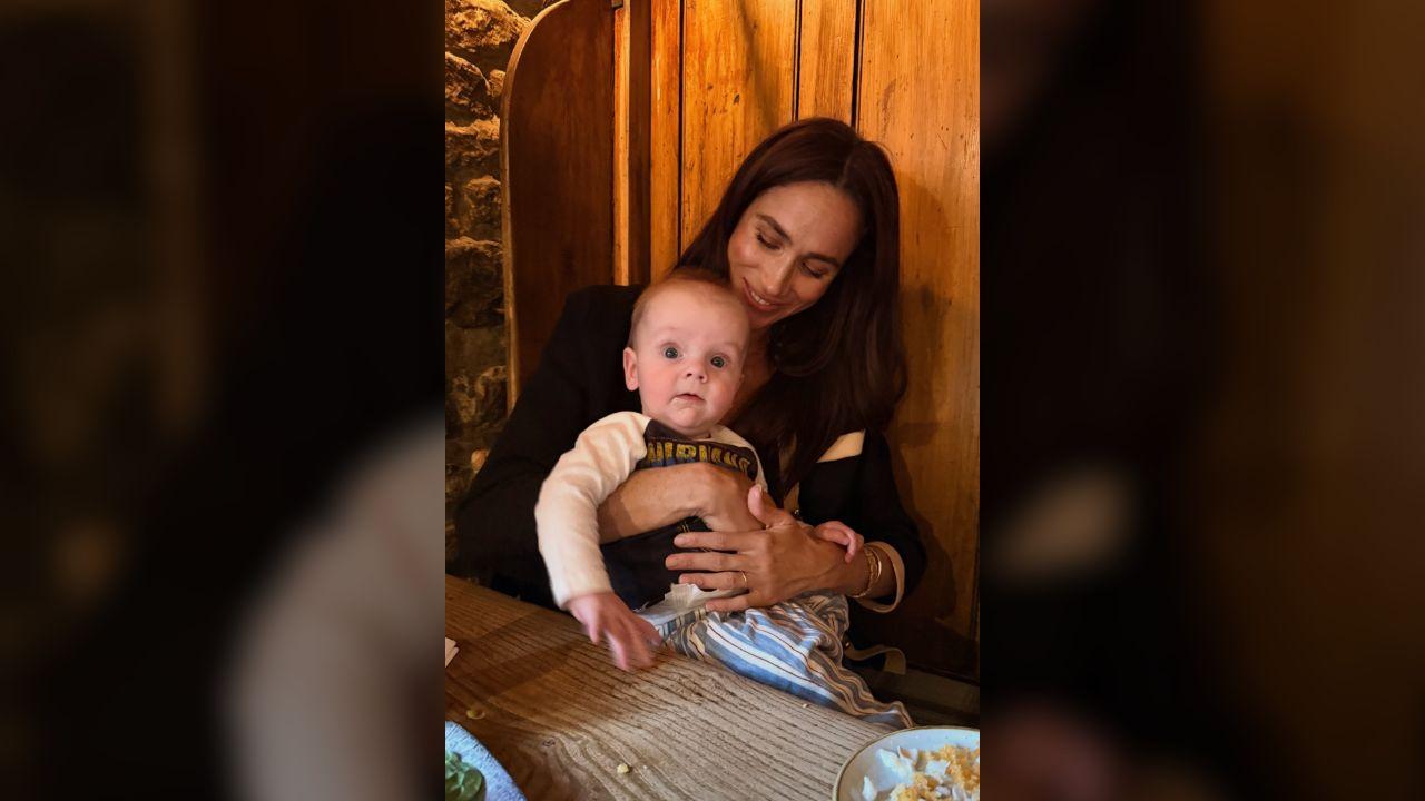 Photo of Meghan Markle bonded with her friend's son Jack.