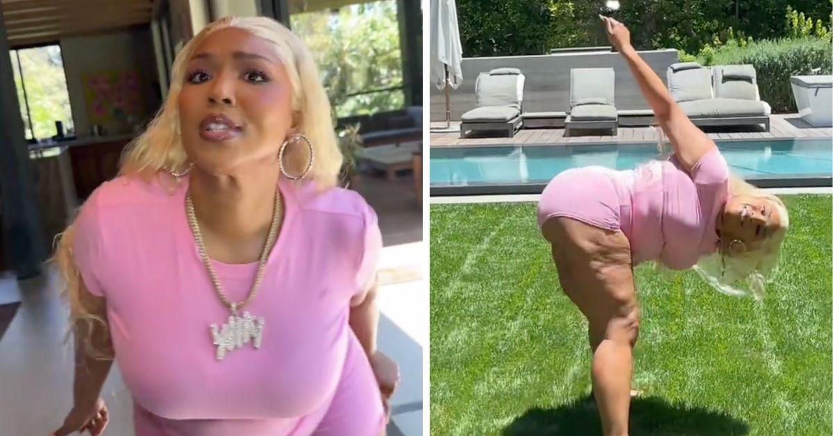 image of Lizzo lost 16 percent of her body fat.