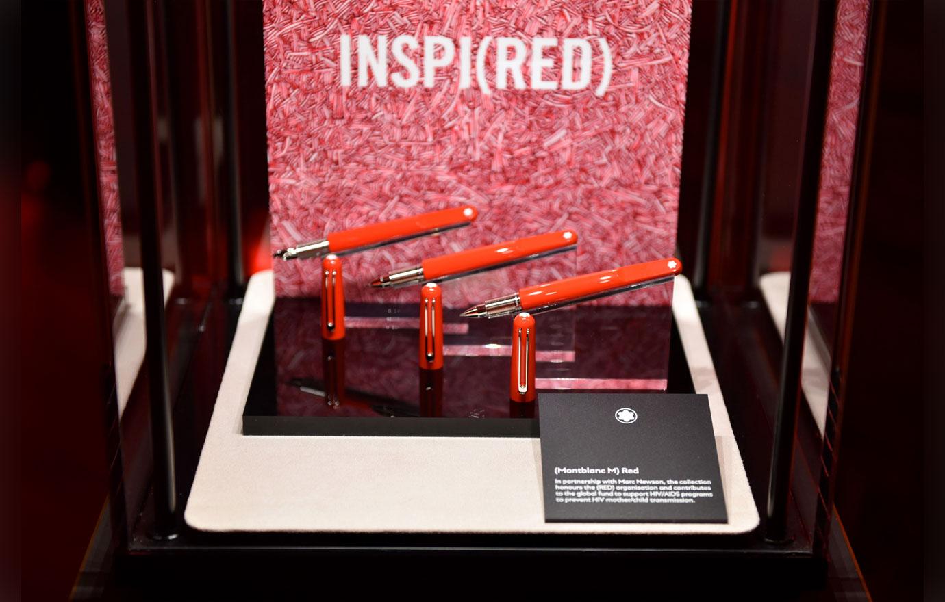 Montblanc And (RED) Launch The New (Montblanc M)RED Collection To Fight AIDS At New York&#8217;s World Of McIntosh Townhouse