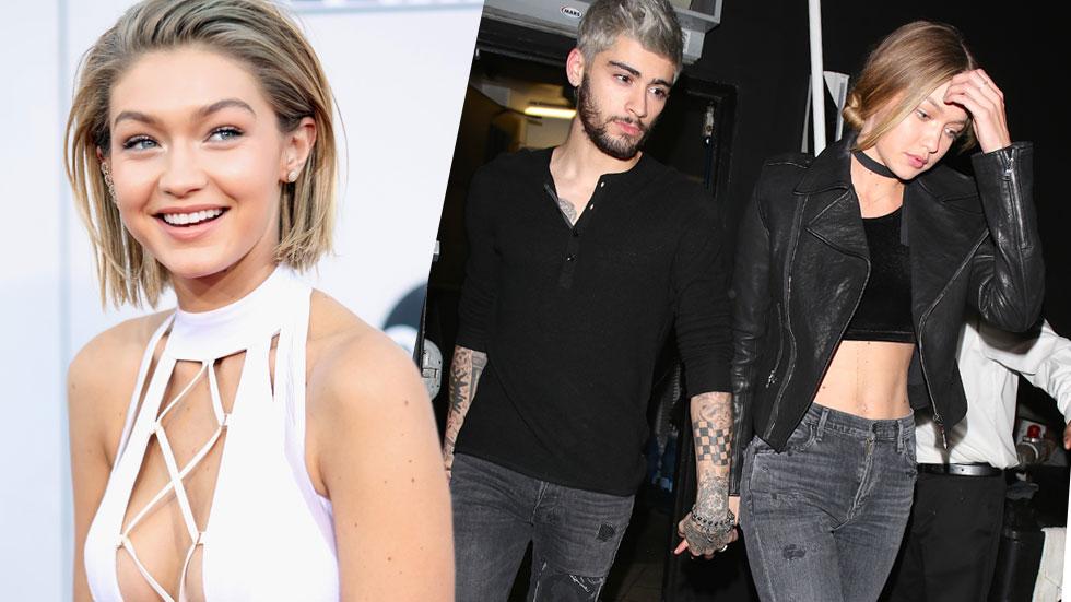 Gigi hadid zayn malik holding hands