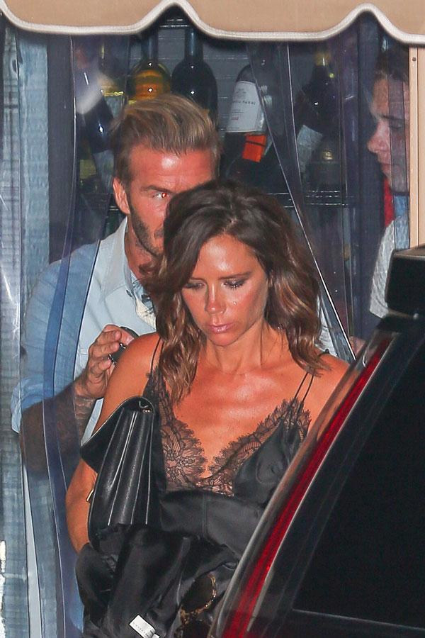 sad skinny victoria beckham dinner david beckham