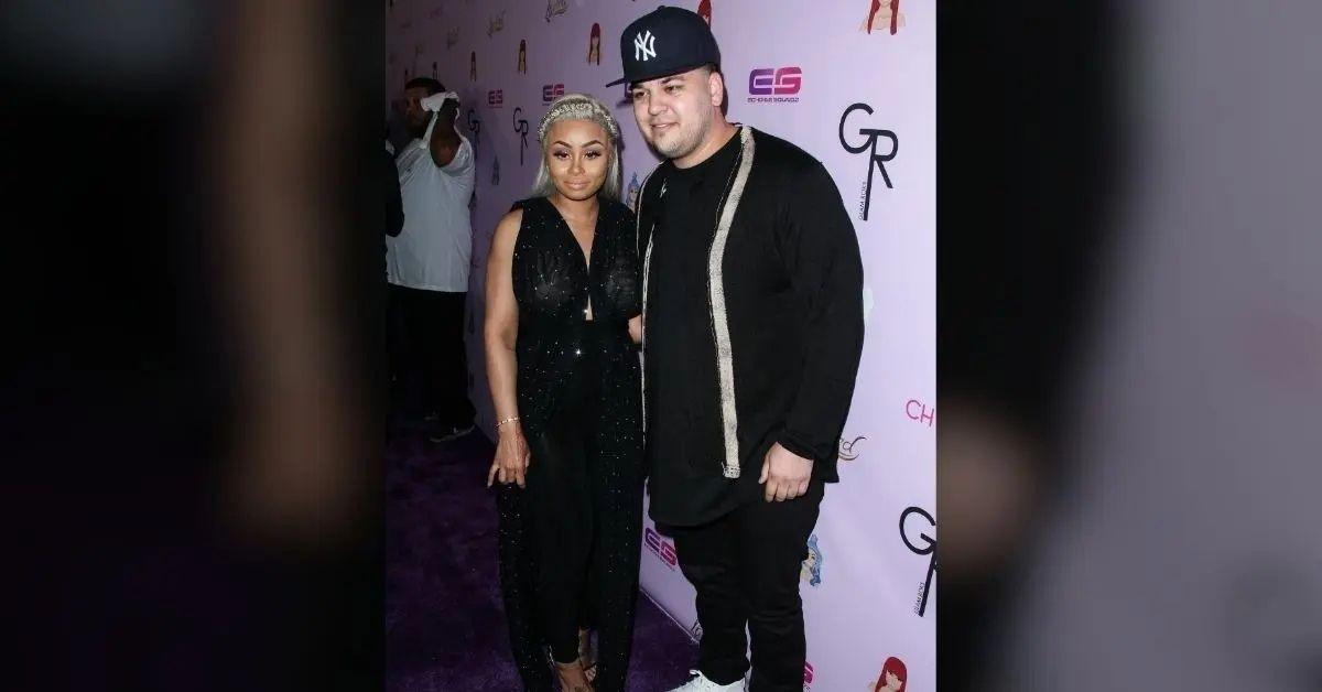 Photo of Blac Chyna and Rob Kardashian were first romantically linked in 2016.