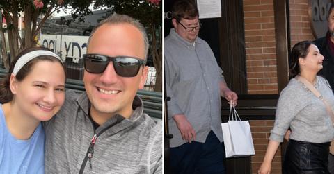 A picture of Gypsy Rose Blanchard and Ken Urker and an image of the former prisoner and her estranged husband, Ryan Anderson.