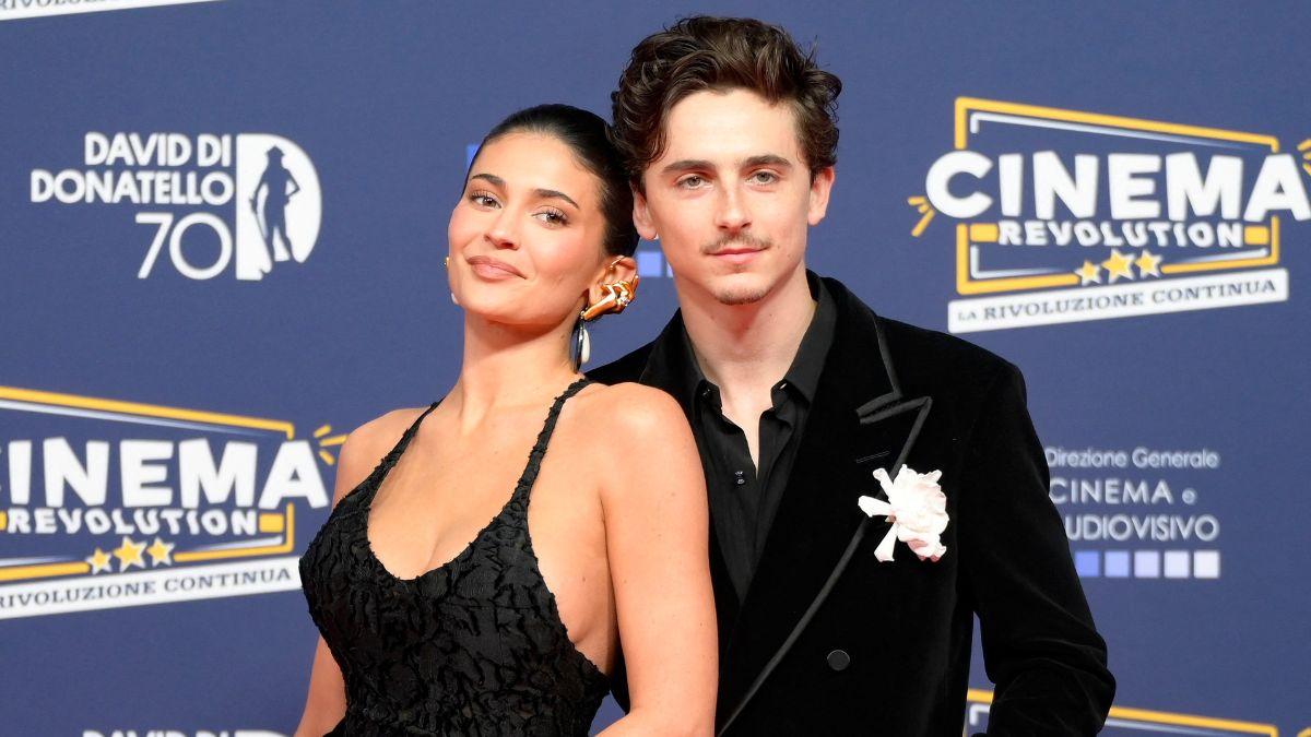 image of Kylie Jenner and Timothee Chalamet