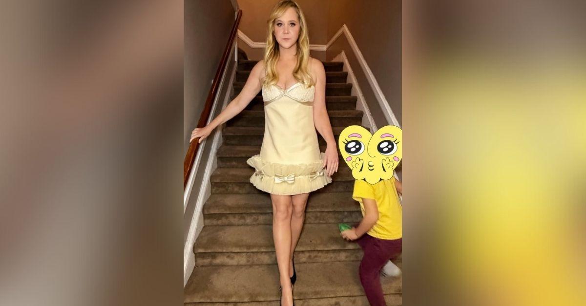 image of The comedian's son briefly appeared in her Instagram photos.