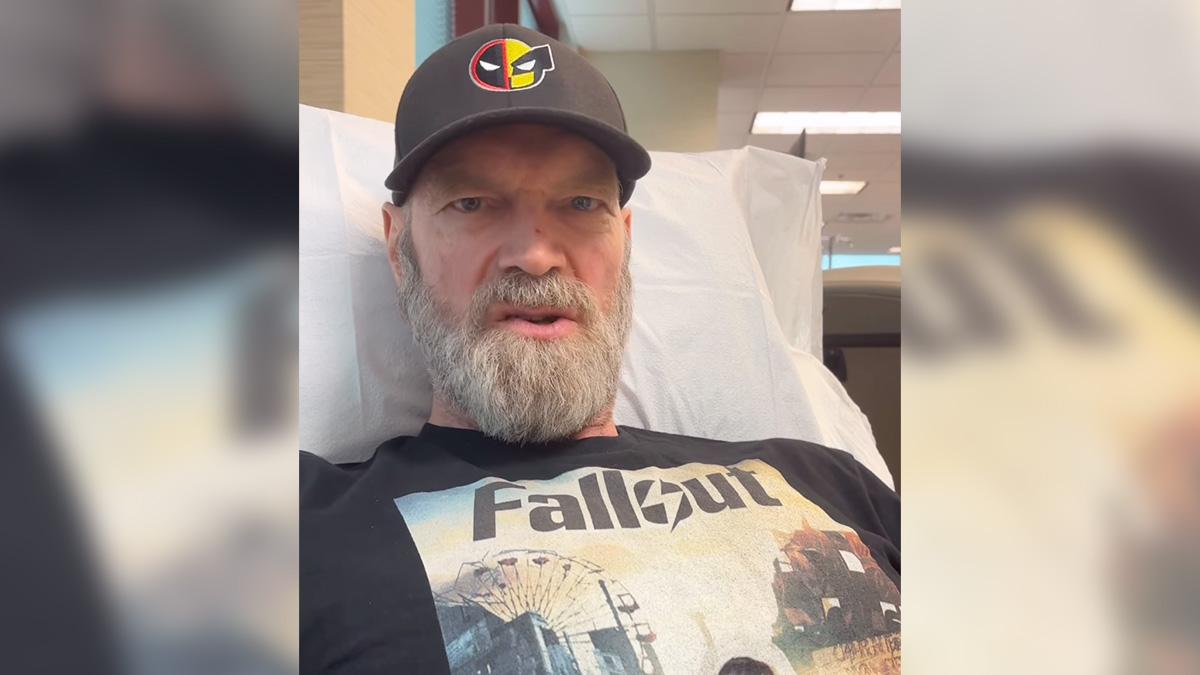 Image of 'My doctors all dismissed it,' Tyler Mane said after finding a lump on his chest.