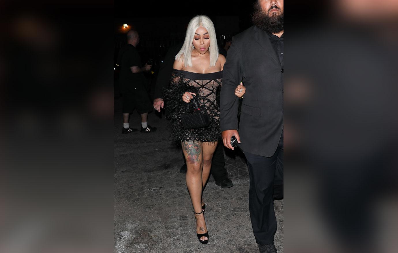 Blac chyna sheer dress