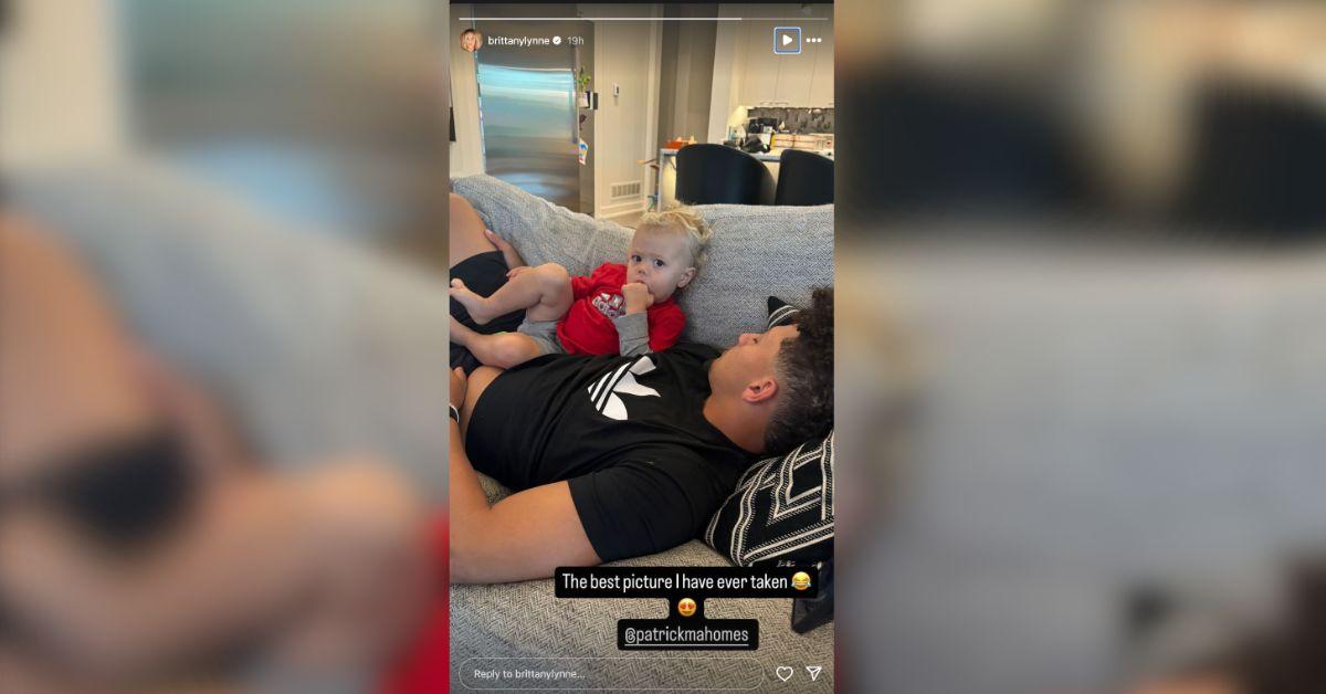 britanny mahomes instagram story son husband