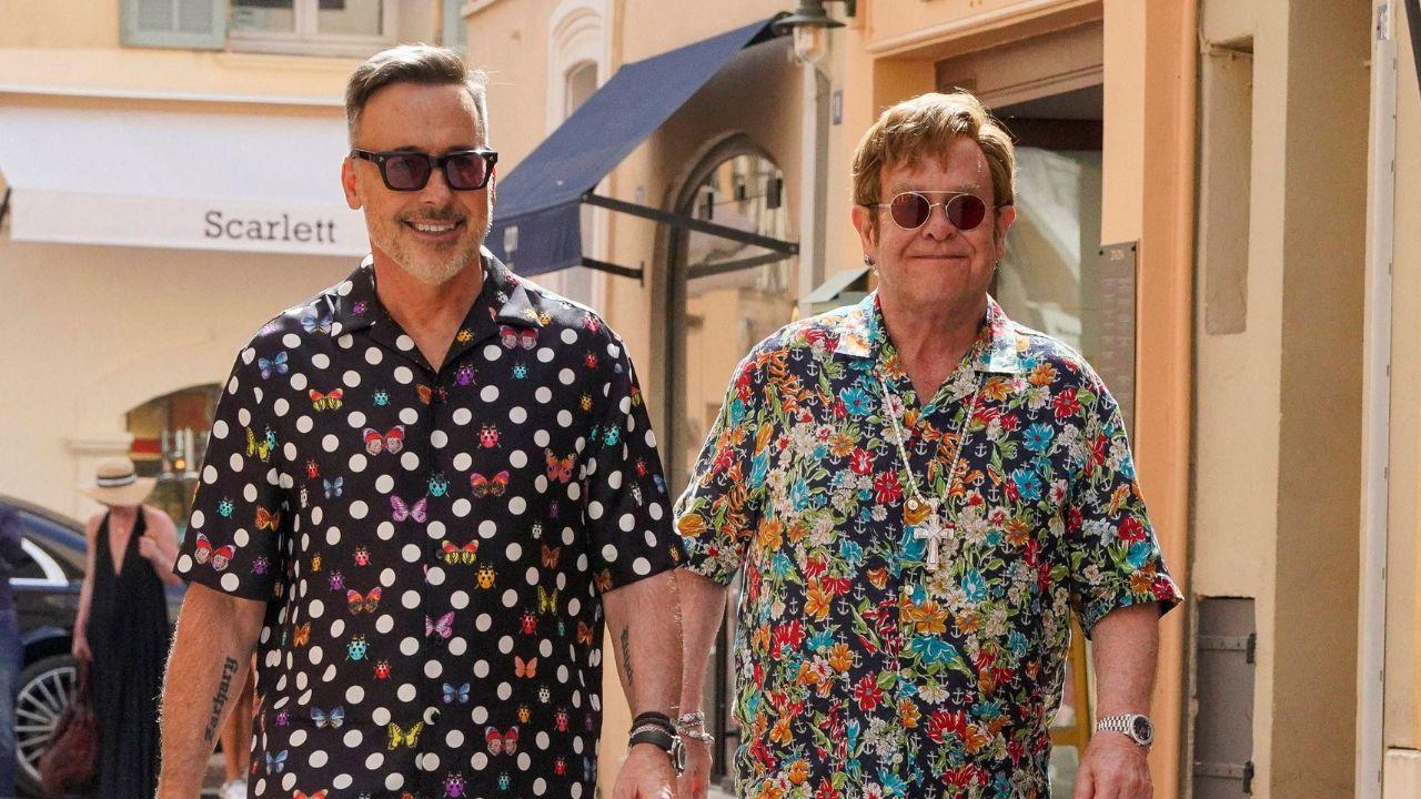 Image of Elton John and his husband David Furnish launched a non-alcoholic wine earlier this year.