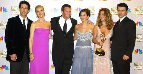 friends cast invite emmys matthew perry death producers