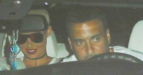 Amber Rose and French Montana leave together after an event at Nobu