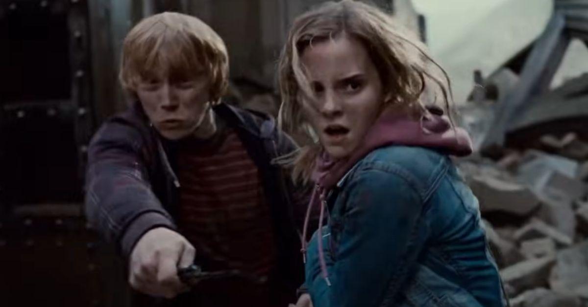 emma watson and rupert grint in harry potter and the deathly hallows part